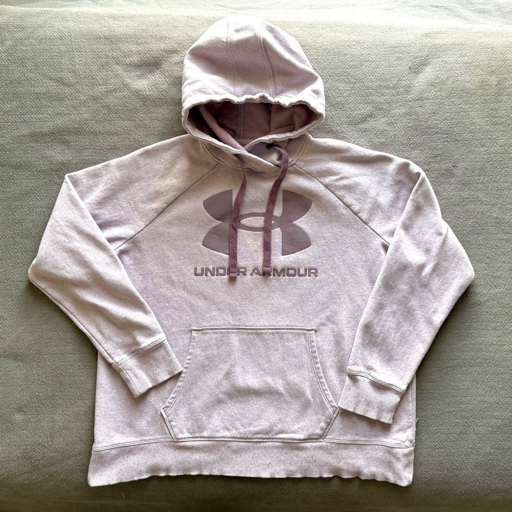 Loose Fit Women’s Under Armour Large Hoodie Purple Big Logo